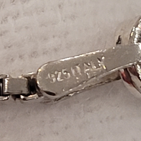 925 Italian Silver Cross Necklace - Picture 4 of 6